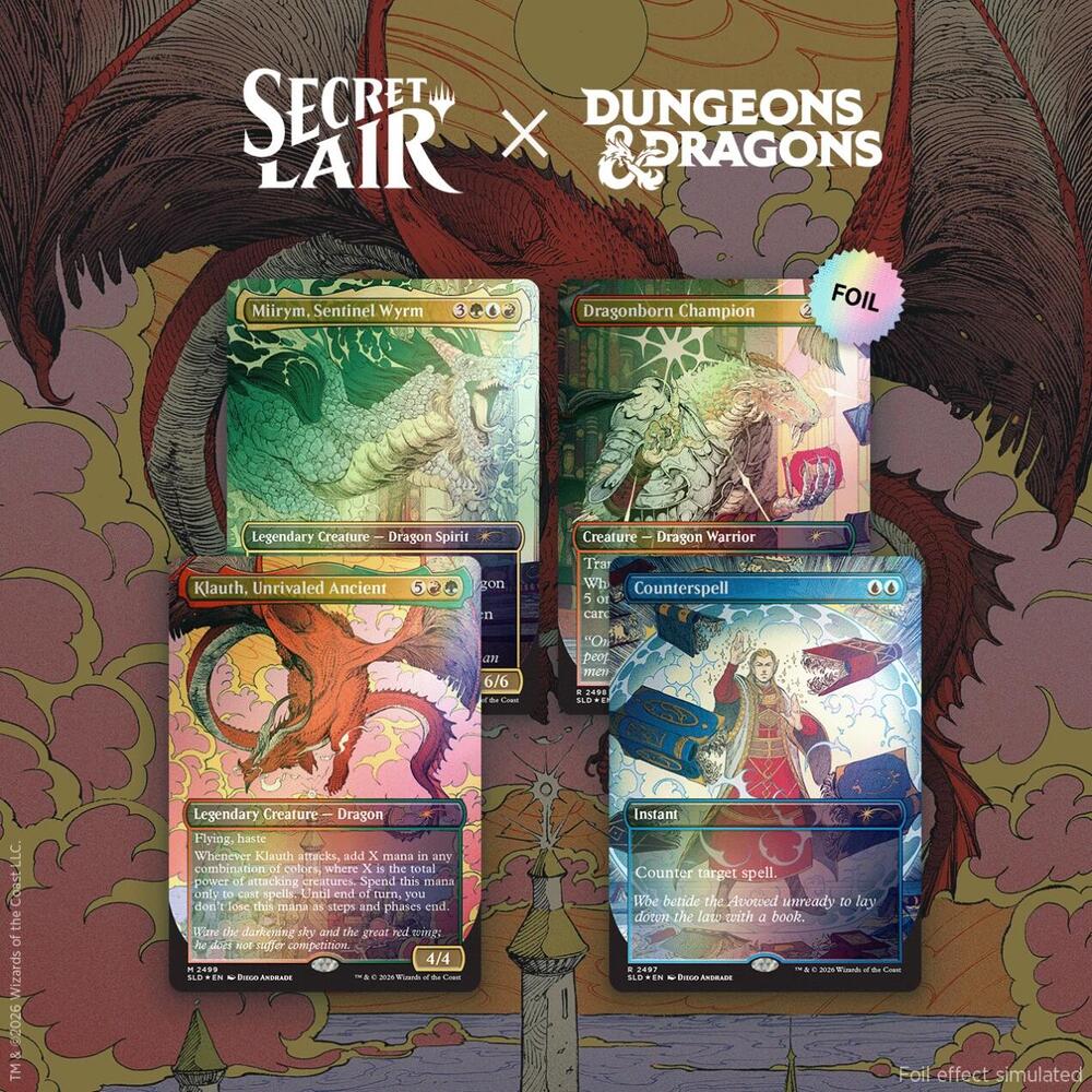 Magic - Secret Lair Drop (SLD) - Dungeons & Dragons - Whispers In Candlekeep (Traditional Foil Edition)